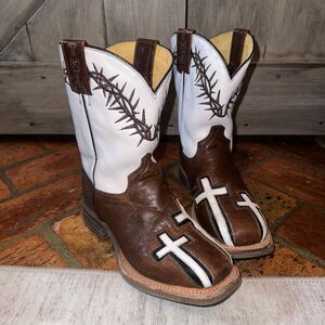 Tin Haul Kids Crosses John 316 Sole Boots